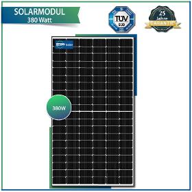 6 X Epp 380 Watt Hieff Solar Panel Black
