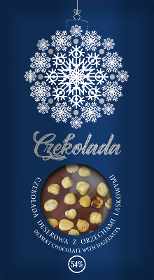 Christmas dessert chocolate with nuts 65g
