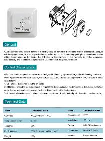 AZ41 Manual thermostat