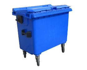 Plastic container 770 flatid blue