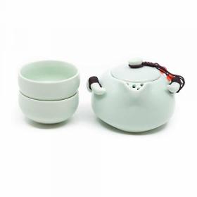 Traditional Chinese Tea Set Mint Green
