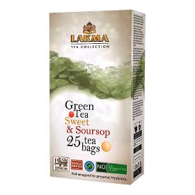 Lakma Green Tea Sweet & Soursop Tea Bags