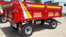 4 TONS DOUBLE AXLE TRAILER 