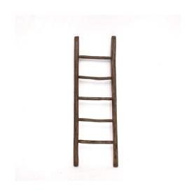 wooden decoration ladder rustic brown 