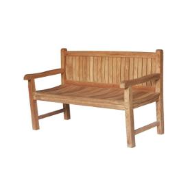 wooden garden bench teak 120x60x92 cm