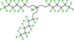 Tris-(2-(perfluorohexyl)ethyl)tin bromide