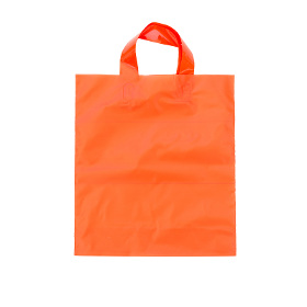 Plastic Bag Loop Orange Bag