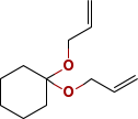Cyclohexanone diallylacetal