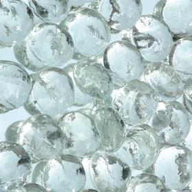 Glass pebbles : Pearl