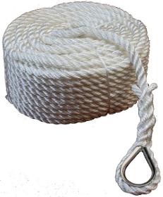 Anchor rope | hand spliced with stainless steel...