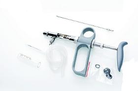2ml-B pig,sheep,goat continuous metal syringe/injector