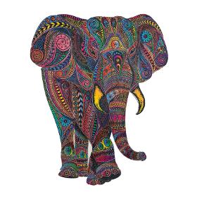 Imperial Elephant, wooden puzzle