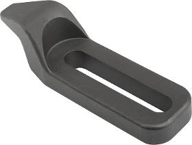 Clamp straps gooseneck narrow steel