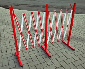 Scissor fence metal - approx. 16 kgss - H 1 m - extensib ...