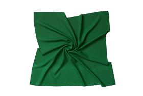 Scarf bandana in twill silk for women - dark green
