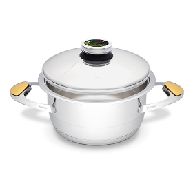 Casserole, 3.0 litres, Ø 20cm with lid and analog thermocontrol