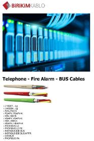 Telephone, Fire Alarm and BUS Cables