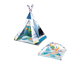 Teepee Scene 2 in 1 Converted into an Adventure Boy Activity Mat