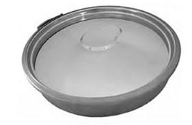 ROUND HATCH WITH CLAMO - Not suitable for pressure or vacuum 215 90 TEN