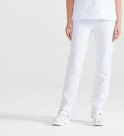White medical pants, women - Absolut White