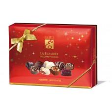 EMOTI Assorted Chocolates, RED-GOLD 120g (bow decorated). SK