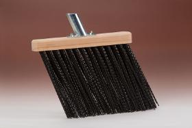 Angled Gutter Broom Black
