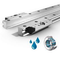 Linear Guides Type Fdc-R Pair Of Single Rails And Pair Of Roller Shoes