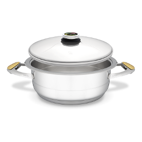 Casserole , 4.0 litres, Ø 24cm with lid and analog thermocontrol