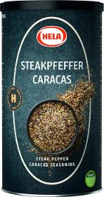 Hela Steak Pepper Caracas 800g. Grill pieces. Spices.