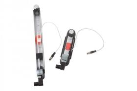 Oil level gauges with electronic level monitoring.