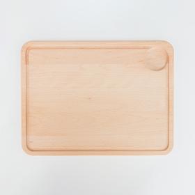 Beech Cutting Board With Groove