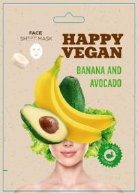 Face sheet mask Banana and avocado