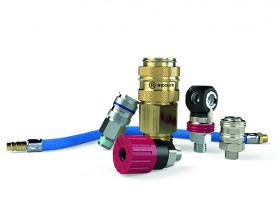 Compressed air and pneumatic couplings