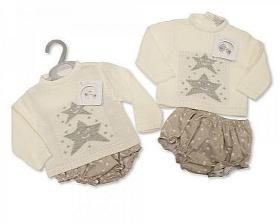 Spanish Style Knitted/Woven Baby 2 pcs Set