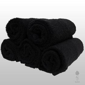 Hotel Hand Towels - Plain Black - 100% Cotton - 400gr