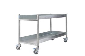 Shelves trolley for belt factory