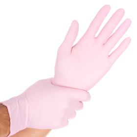 Nitrile Gloves SAFE LIGHT powder-free pink