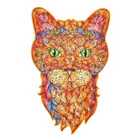The Curious Cat Wooden Puzzle