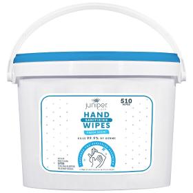 Juniper Clean Hand Sanitizing Wet Wipes 510CT Bucket