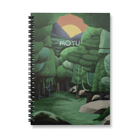 Erasable Notebook | Ring Binder A5 | New Designs Funky Forest / Medium