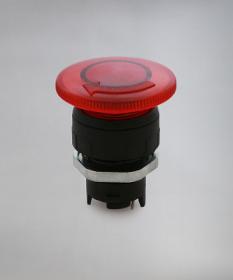 Illuminated mushroom button with turn reset EFBL / Ø40