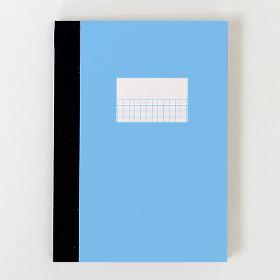 Notebook XS -Bald Square  01 - Cornflower Blue