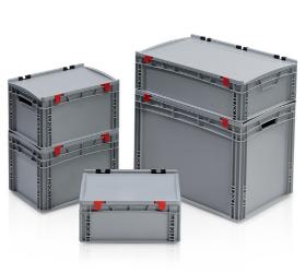 Euro containers with lid 20x15,30x20,40x30,60x40,80x60 