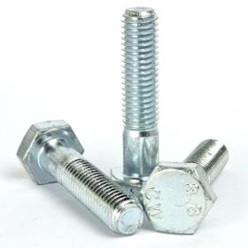 M3 x 30mm Partially Threaded Hex Bolt High Tensile Bright Zi