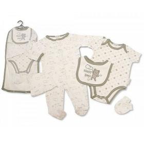 Baby 5 Pieces Layette Gift Set - Happy Days