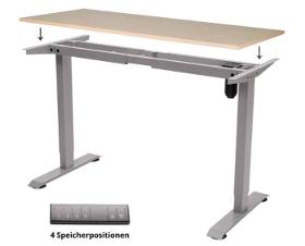 Desk ST, electrically height adjustable