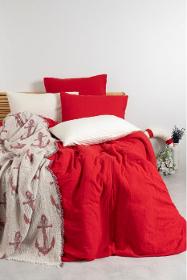 Red Bed Sheet