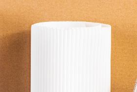 Single faced corrugated paper or cardboard