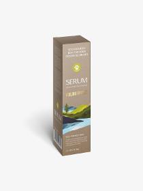 Serum box square bottom shaped small size kraft brown eco-friendly