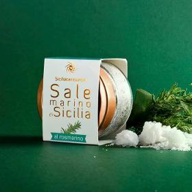 Salt of sicily with rosemary